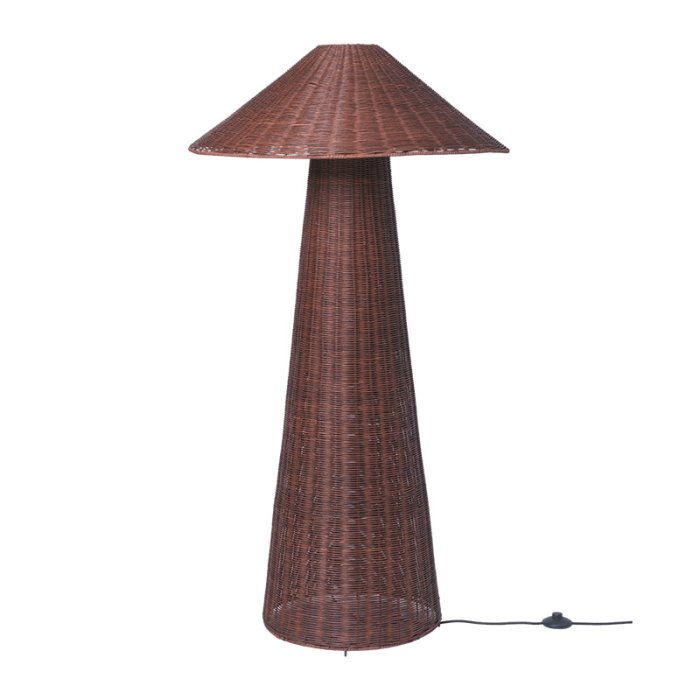 Ferm Living Dou Gulvlampe Dark Brown