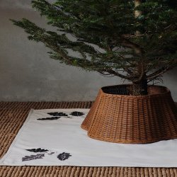 Ferm Living Drape Braided Tree Skirt Natural