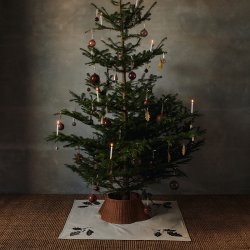 Ferm Living Drape Braided Tree Skirt Natural