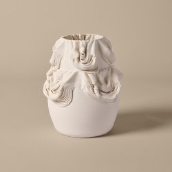 Ferm Living Drisca Vase H23 cm Off-white