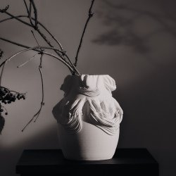 Ferm Living Drisca Vase H23 cm Off-white