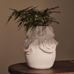 Ferm Living Drisca Vase H23 cm Off-white