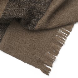 Ferm Living Dry Blanket - Sugar Kelp/Sort