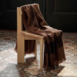 Ferm Living Dry Blanket - Sugar Kelp/Sort
