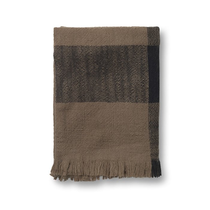 Ferm Living Dry Blanket - Sugar Kelp/Sort
