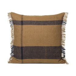 Ferm Living Dry Pude - 50x50 cm - Sugar Kelp/Sort