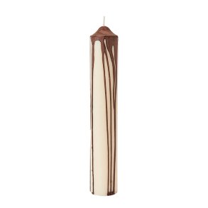 Ferm Living Dryp Bloklys H30 cm Dark Chocolate