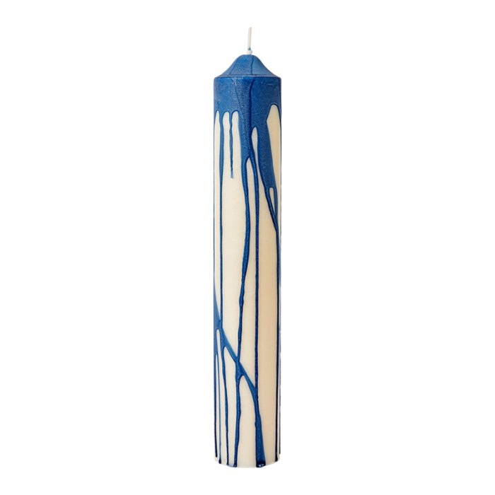 Ferm Living Dryp Bloklys H30 cm Deep Blue