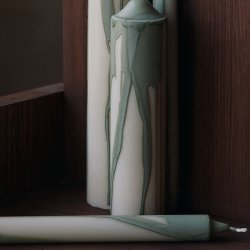 Ferm Living Dryp Lys St af 2 Tea Green