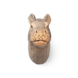 Ferm Living Hndskret Dyre Knage - Flodhest