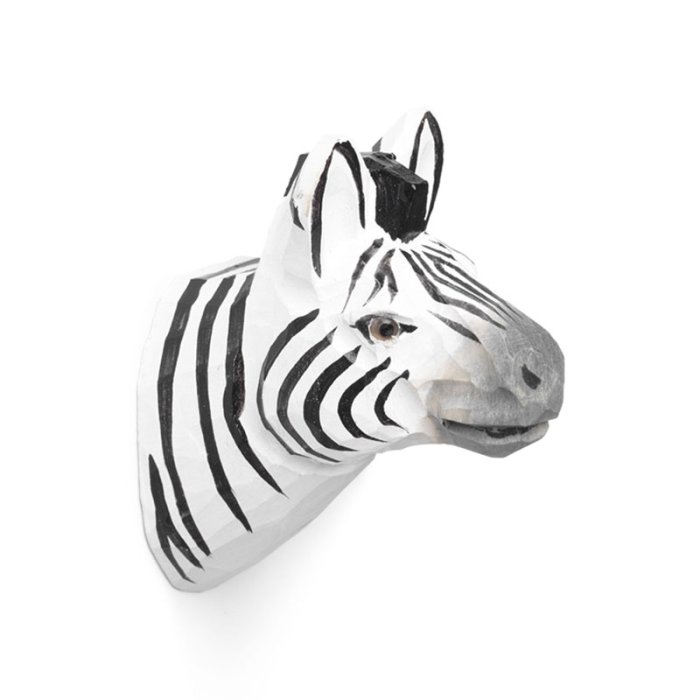 Ferm Living Hndskret Dyre Knage - Zebra