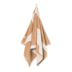 Ferm Living Ebb Hndklde - 100x50 cm - Sand/Off-white