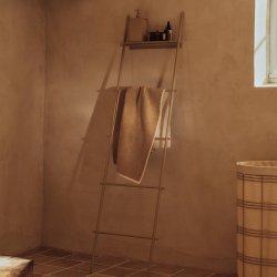 Ferm Living Ekko Badeh�ndkl�de 140x70 cm Cashmere/Off-white