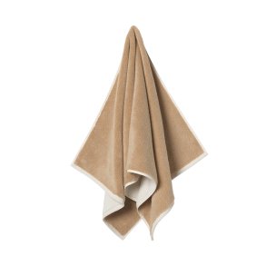 Ferm Living Ekko Badeh�ndkl�de 140x70 cm Cashmere/Off-white