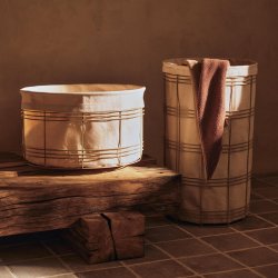 Ferm Living Ekko Badeh�ndkl�de 140x70 cm Mocha/Cashmere