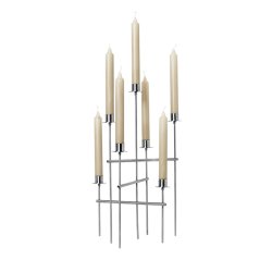 Ferm Living Elysia Lysestage Brstet Rustfrit Stl