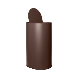 Ferm Living Enkel Bin Large Dark Chocolate