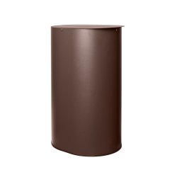 Ferm Living Enkel Bin Large Dark Chocolate
