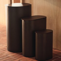 Ferm Living Enkel Bin 19 L Dark Chocolate