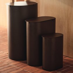 Ferm Living Enkel Bin Small Dark Chocolate