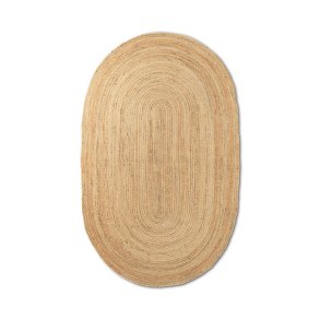Ferm Living Eternal Jute Tppe - Oval - Small - Natur