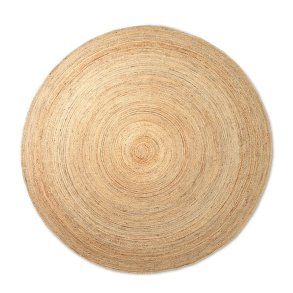 Ferm Living Eternal Jute Tppe - Rundt - Large - Natur