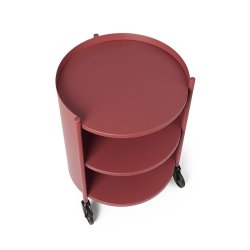 Ferm Living Eve Storage Rullebord - Mahogany Red