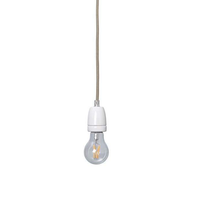 Ferm Living Tekstilledning - 4 m - Porcelnsfatning