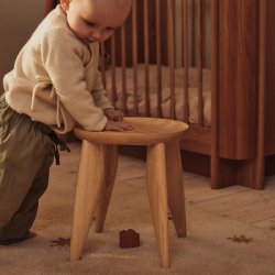 Ferm Living Feve Kids Skammel Natur Ask