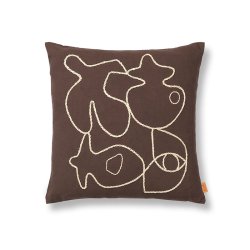 Ferm Living Figure Pude Coffee/Sand