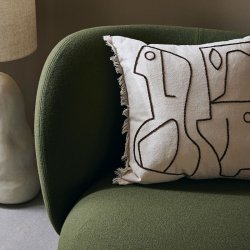 Ferm Living Figure Pude Off-White/Coffee