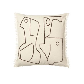 Ferm Living Figure Pude Off-White/Coffee