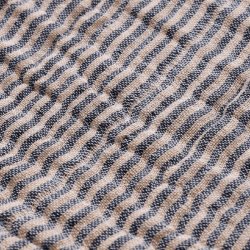 Ferm Living Fino Sengetppe Ink Blue/Sand