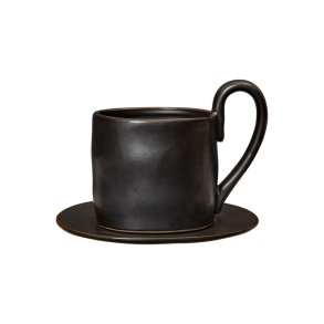 Ferm Living Flow Krus m. Underkop Sort