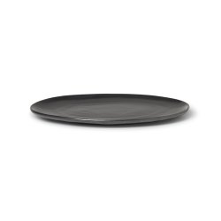 Ferm Living Flow Tallerken Sort Large