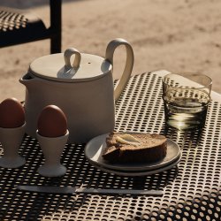 Ferm Living Flow Tallerken Off-white Speckle Small