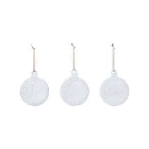 Ferm Living Flurry Glaskugler Medium S�t af 3 Hvid