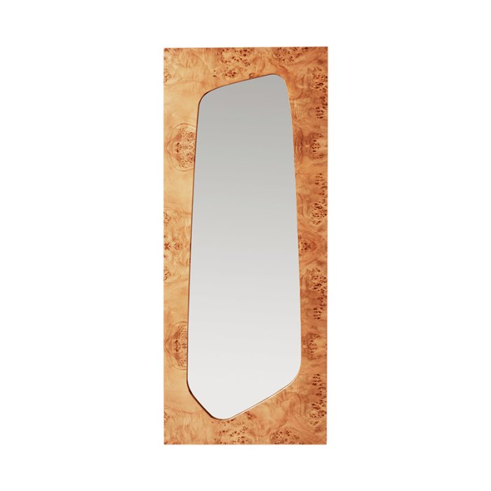Ferm Living Folia Spejl H135 cm Natural Burl