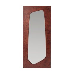 Ferm Living Folia Spejl H135 cm Dark Stained Burl