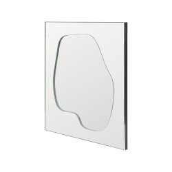 Ferm Living Folia Spejl H45 cm S�lvfinish