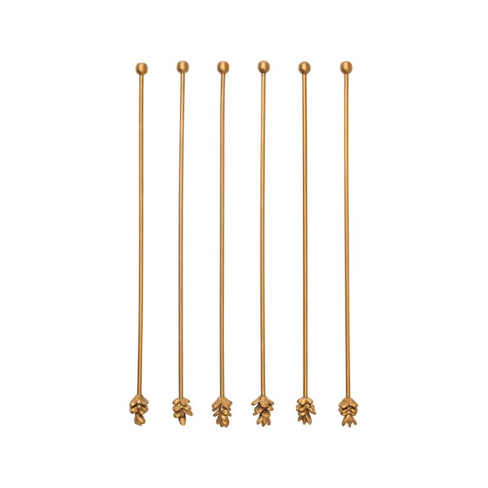 Ferm Living Forest R�repinde Lange 6 stk Messing