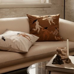 Ferm Living Free Pude - 50x50 cm - Sugar Kelp 