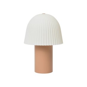 Ferm Living Frill Brbar Lampe Rosa/Hvid