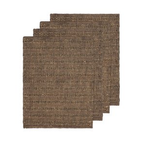 Ferm Living Gather Dkkeservietter St af 4 Sort/Natural