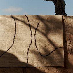 Ferm Living Gesso Jute Tppe 200x300 cm Off-white/Dark fig