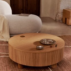 Ferm Living Gesso Jute Tppe 200x300 cm Terracotta/Off-white