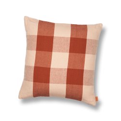 Ferm Living Grand Pude - 50x50 cm - Rose/Rust