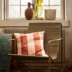 Ferm Living Grand Pude - 50x50 cm - Rose/Rust