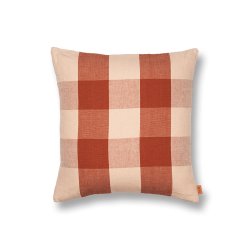Ferm Living Grand Pude - 50x50 cm - Rose/Rust