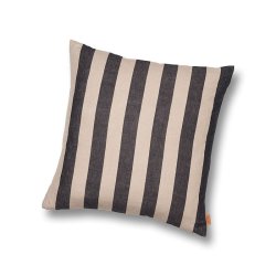 Ferm Living Grand Pude - 50x50 cm - Sand/Black